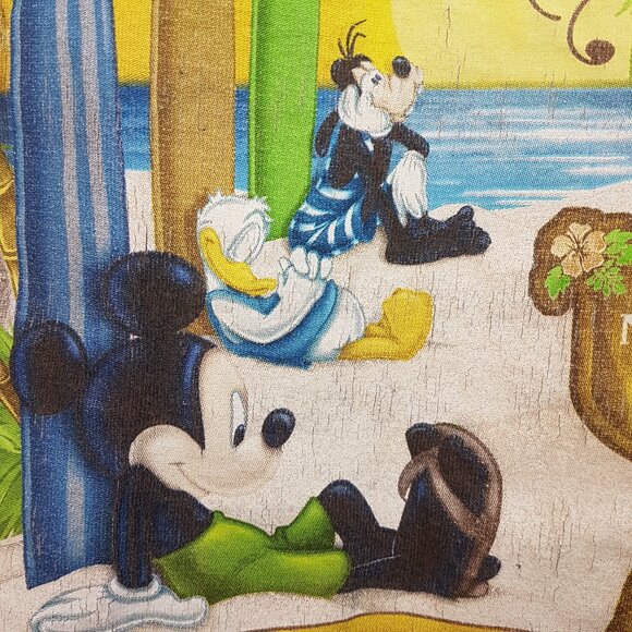 Vintage DISNEY Tee Shirt Large US L Beach Bum's Endless Paradise California - Picture 15 of 16